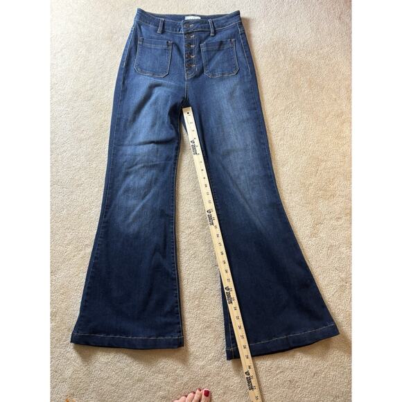 Cello Boyfriend Jeans With Oversized Front Pockets Size 7 - Picture 1 of 7